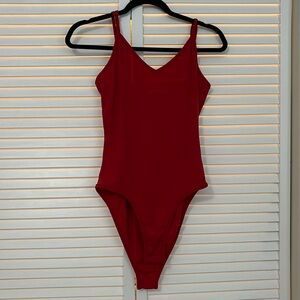 Red Tank Bodysuit